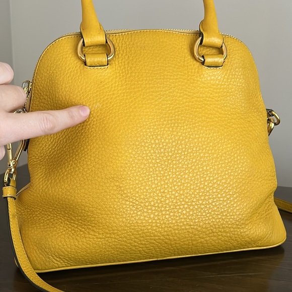 Prada Used good condition yellow bag - Picture 7 of 12